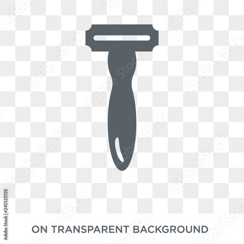 shaving razor icon. shaving razor design concept from Hygiene collection. Simple element vector illustration on transparent background.