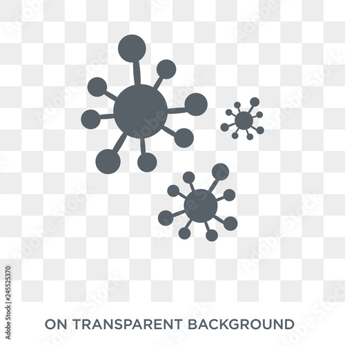 microbes icon. microbes design concept from Hygiene collection. Simple element vector illustration on transparent background.