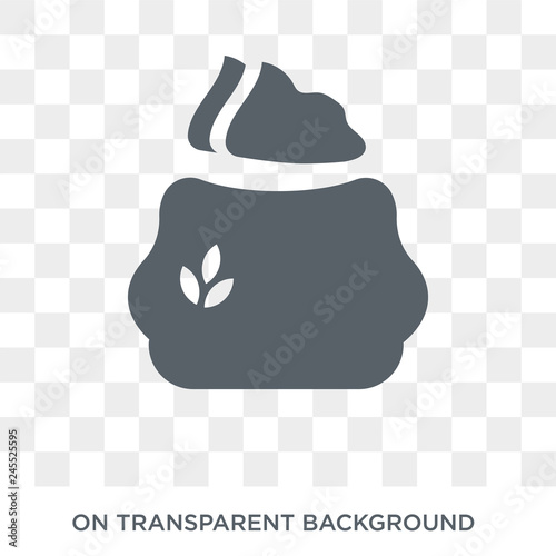 face cream icon. face cream design concept from Hygiene collection. Simple element vector illustration on transparent background.