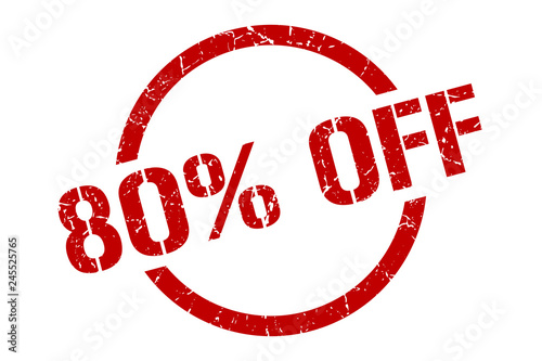 80% off stamp