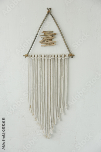 macrame on a wall