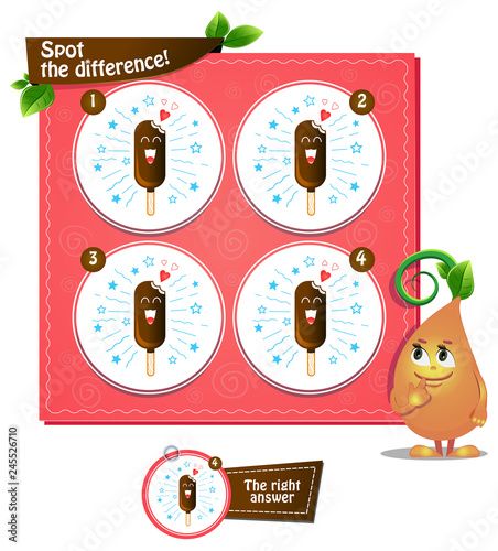 Spot the difference ice cream