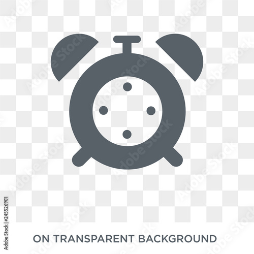 Clock icon. Clock design concept from Time managemnet collection. Simple element vector illustration on transparent background. photo