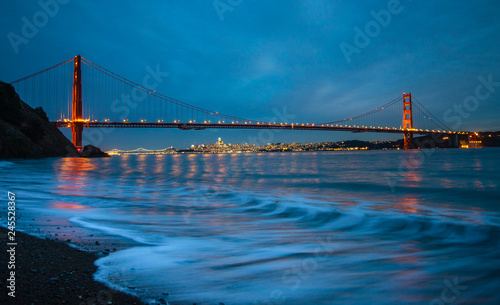 Golden Gate Bridge San Francisco California Night
