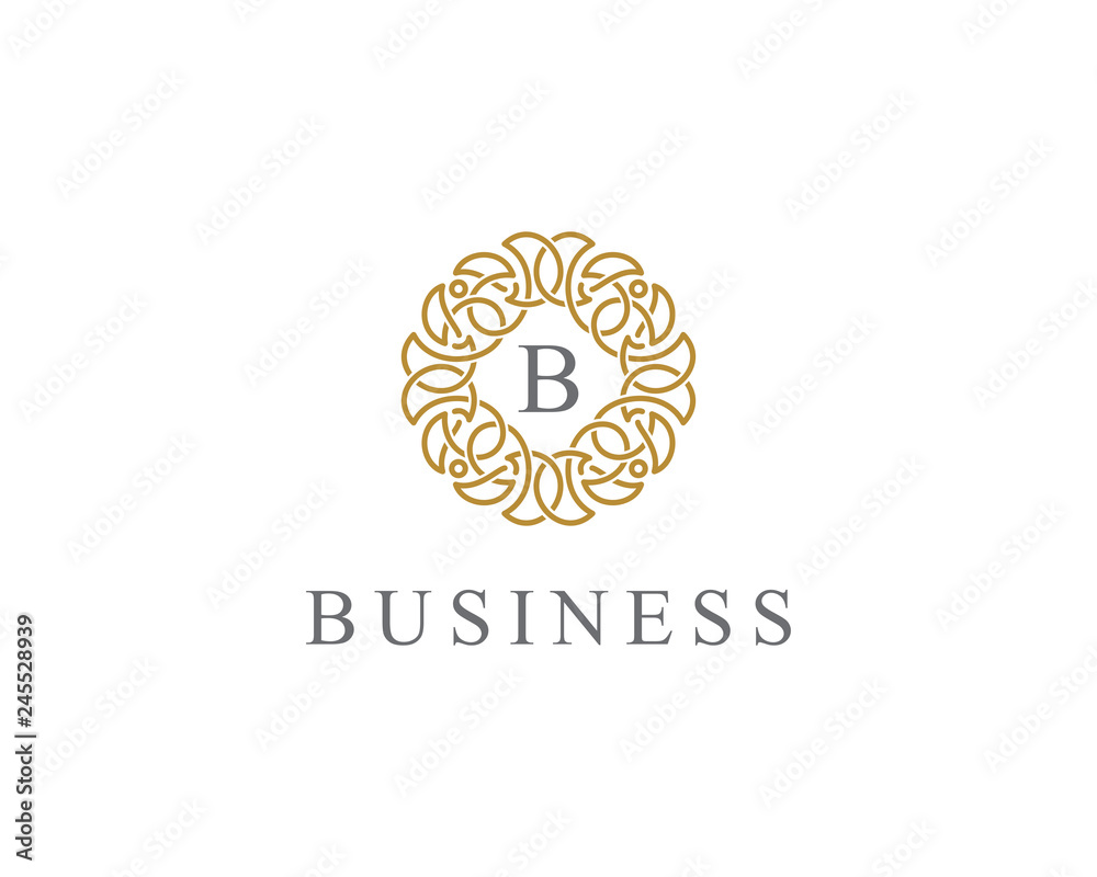 Abstract Ornament Outline Frame Logo Icon 027 Abstract Ornament Outline Frame Logo Icon 027