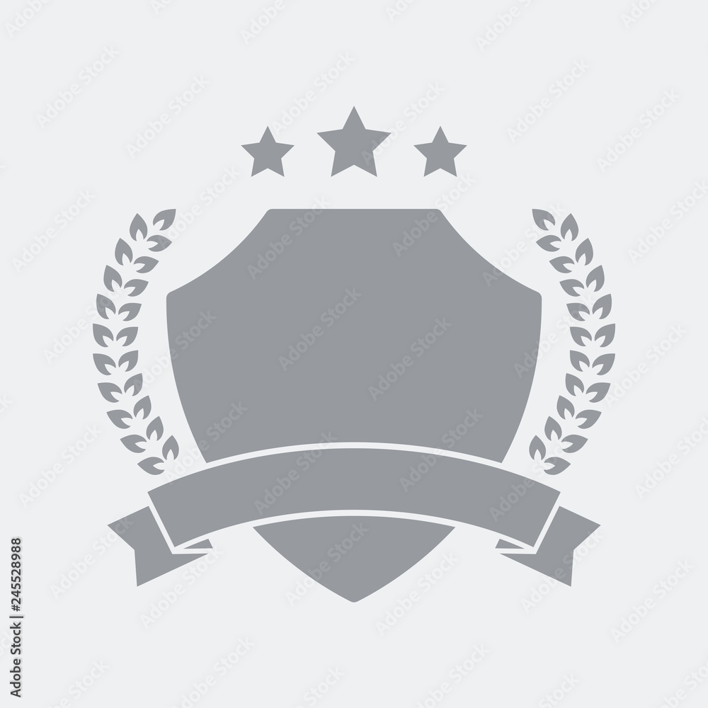 Obraz premium Banner icon for high quality protection