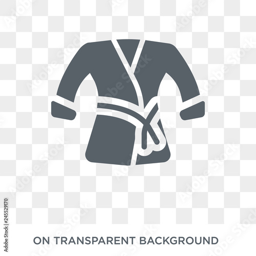 Bathrobe icon. Bathrobe design concept from Hotel collection. Simple element vector illustration on transparent background.