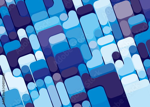 Wallpaper Mural 背景　模様　立体　カラフル Torontodigital.ca