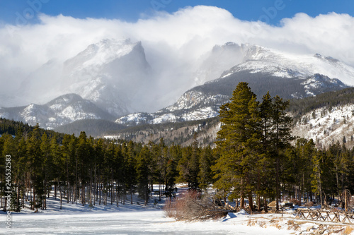 Winter Clouds over Rocky Mountain National Park
