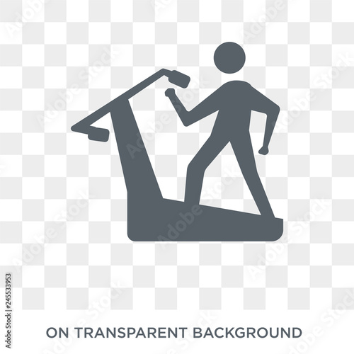 Fitness icon. Trendy flat vector Fitness icon on transparent background from Gym and fitness collection. High quality filled Fitness symbol use for web and mobile