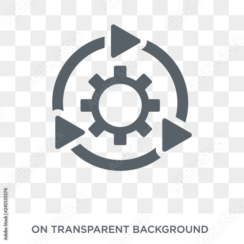 implementation icon. Trendy flat vector implementation icon on transparent background from general  collection. High quality filled implementation symbol use for web and mobile