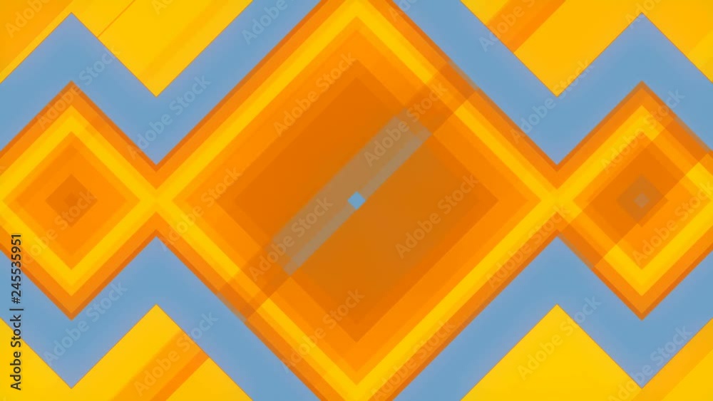 Abstract 3d rendering of colored geometric shapes. Computer generated loop animation. Geometric pattern. 4k UHD