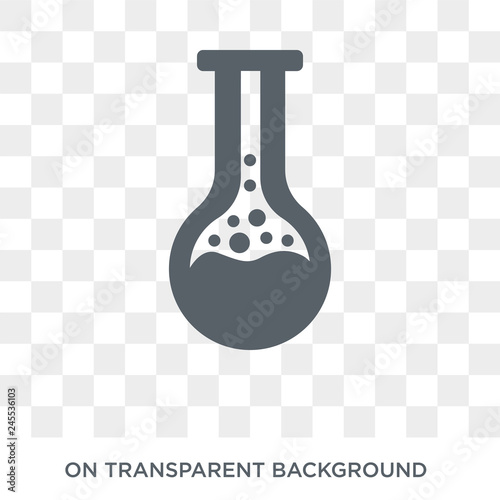 chemical lab icon. Trendy flat vector chemical lab icon on transparent background from general  collection. High quality filled chemical lab symbol use for web and mobile