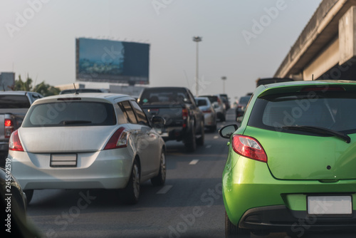 traffic jam on main street