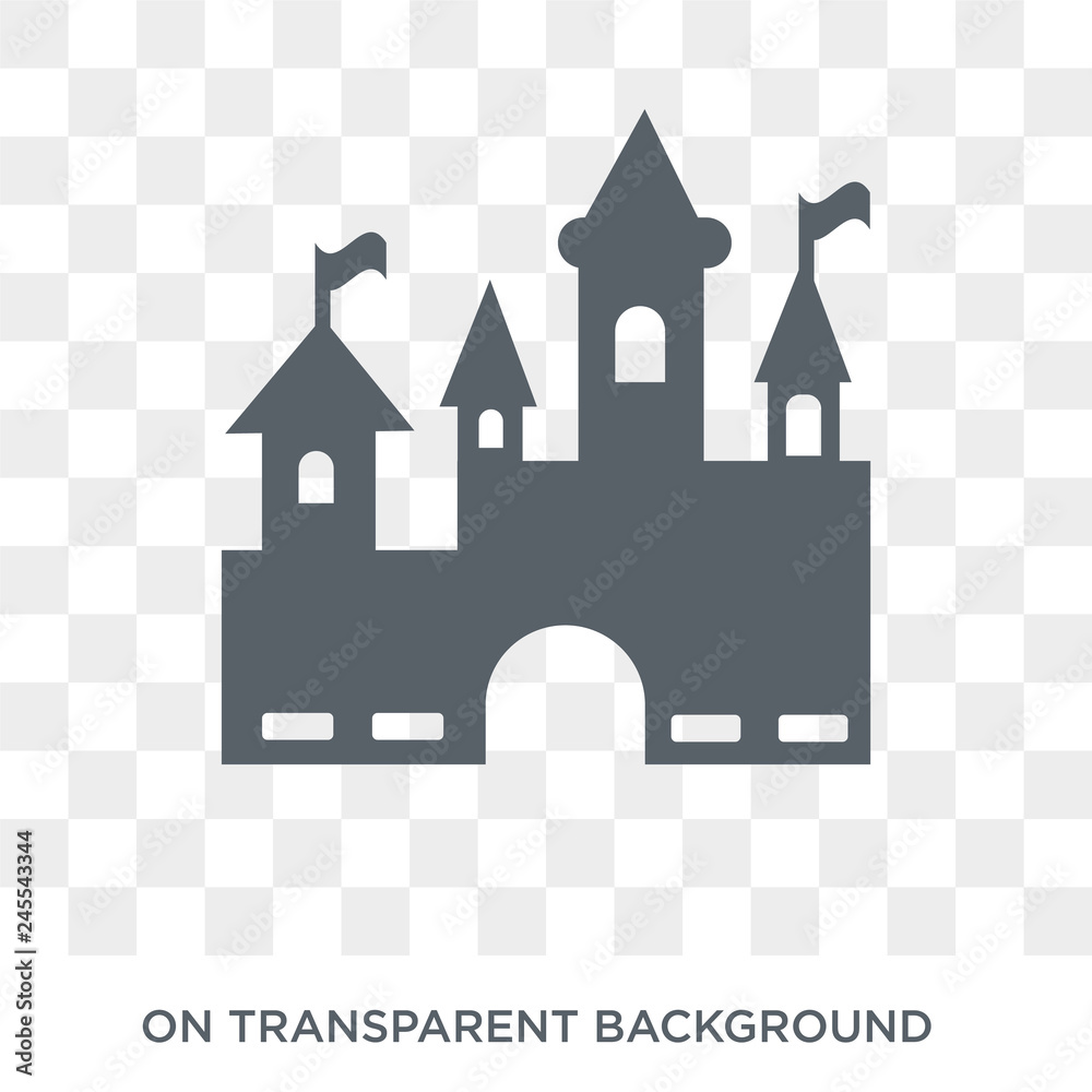 Disneyland icon. Disneyland design concept from Entertainment collection. Simple element vector illustration on transparent background.