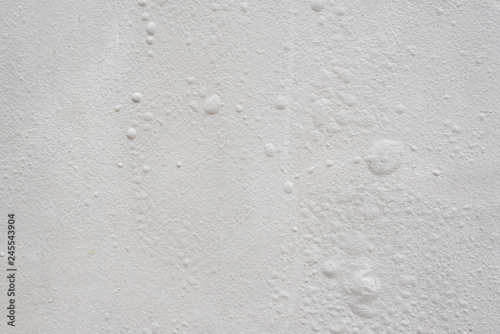White painted stucco old grunge concrete wall design texture background.