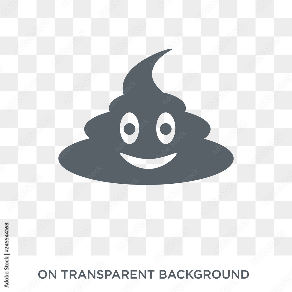 Poo emoji icon. Poo emoji design concept from Emoji collection. Simple ...