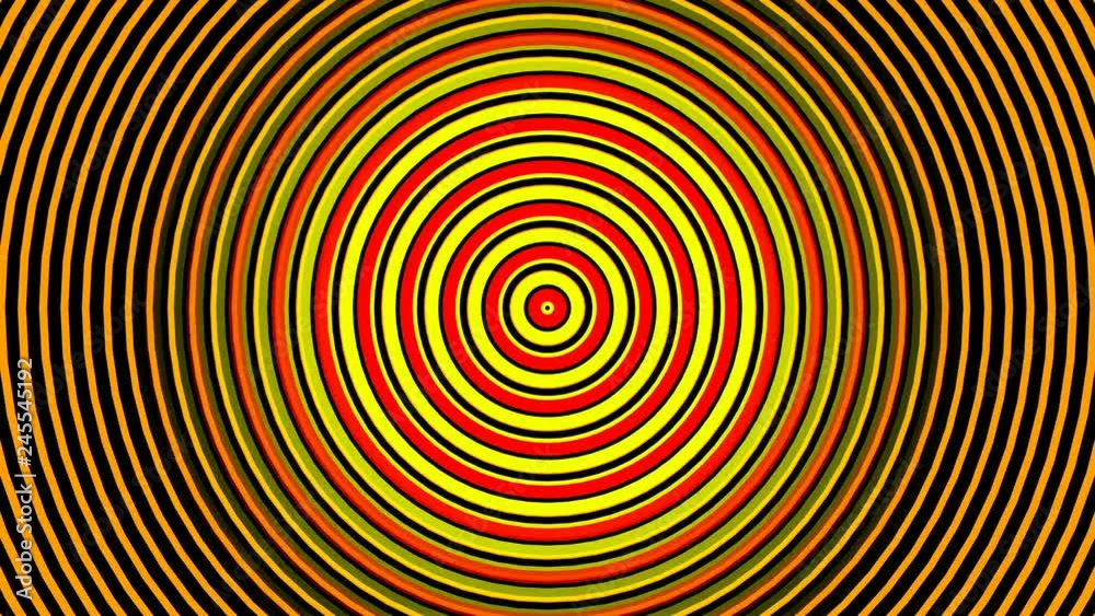 Abstract Hypnotizing Circles Zoom Endless Background. Abstract Hypnotizing Circles Zoom Endless Background.