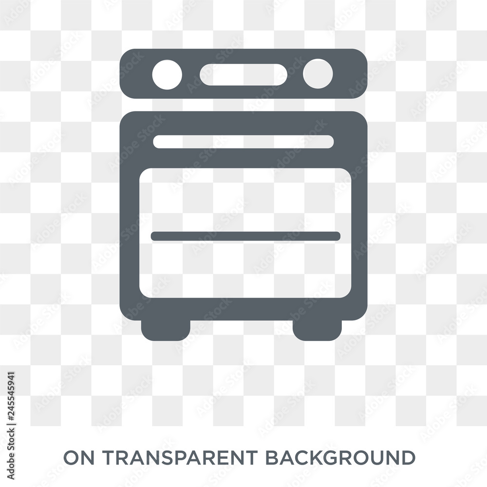 convection oven icon. Trendy flat vector convection oven icon on