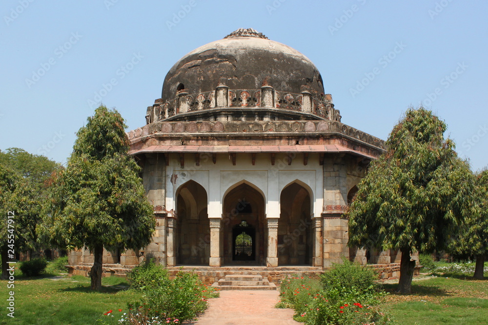 Tomb building of Sikander Lodi in New Delhi, India