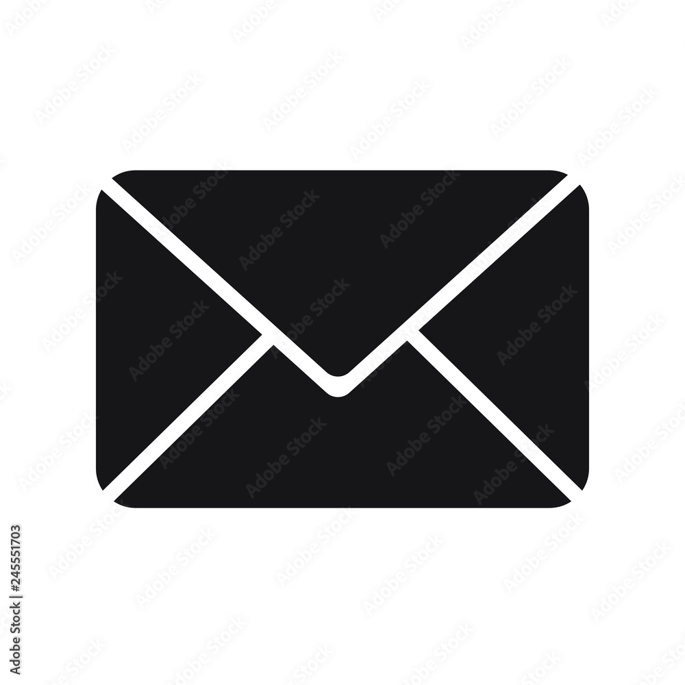 Mail envelope icon, vector illustration Mail envelope icon, vector illustration