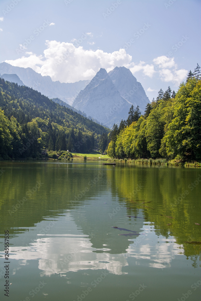 Fototapeta premium Na Zugspitze, Bawaria, Niemcy