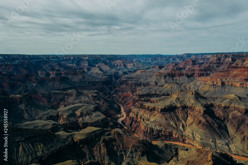 Beautiful aerial View of the Grand Canyon