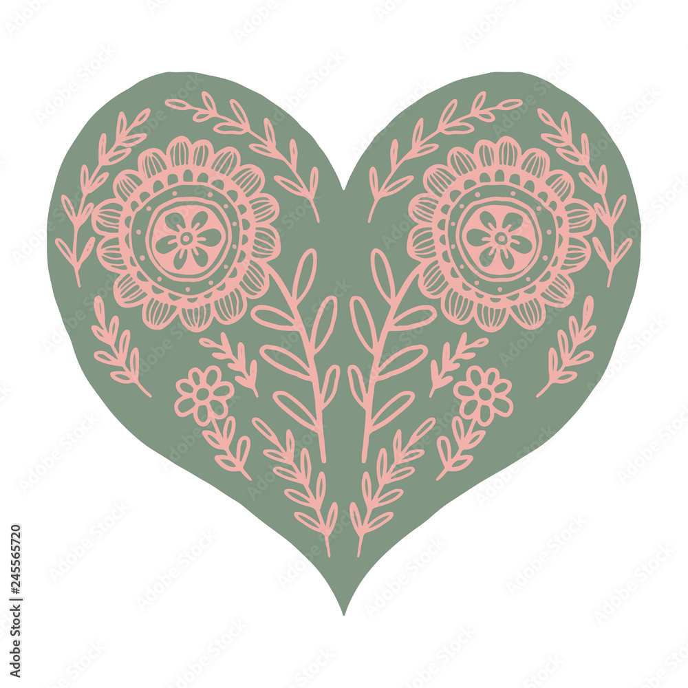 Happy Valentines Day with Heart Shape Design Vector, 14 February, Usable for Banners, Greeting and Invitation Card.