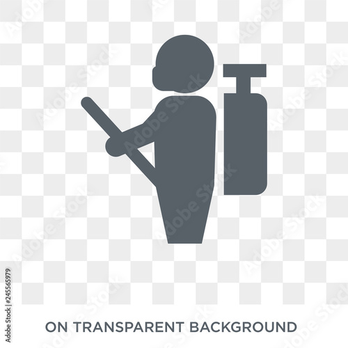 Insecticide icon. Insecticide design concept from Agriculture, Farming and Gardening collection. Simple element vector illustration on transparent background.