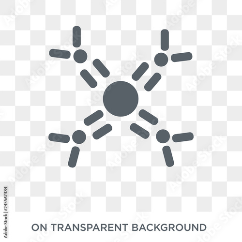 Hygroscopic icon. Trendy flat vector Hygroscopic icon on transparent background from Cleaning collection. High quality filled Hygroscopic symbol use for web and mobile photo