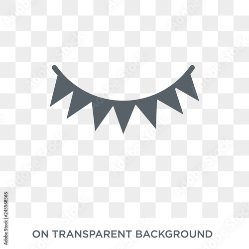 Decoration icon. Decoration design concept from Circus collection. Simple element vector illustration on transparent background.