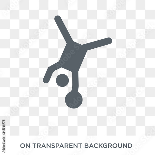 Circus balance icon. Circus balance design concept from Circus collection. Simple element vector illustration on transparent background.
