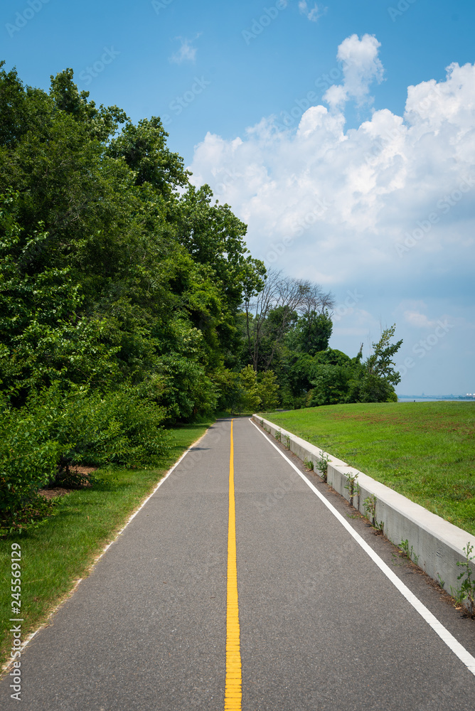 The Mount Vernon Trail at Jones Point Park, in Alexandria, Virginia