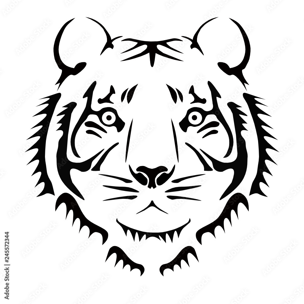 Head of a tiger