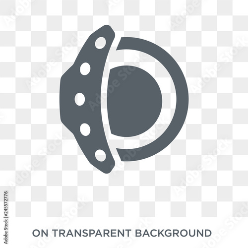 car brake icon. car brake design concept from Car parts collection. Simple element vector illustration on transparent background.
