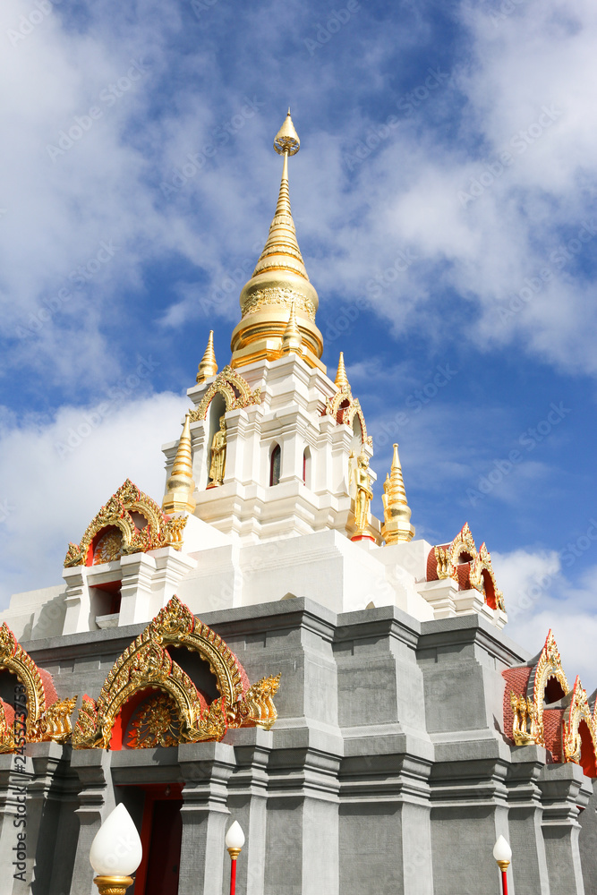 Fototapeta premium Wat Santikhiri Temple in Mae Salong, Chiang Rai, Thailand