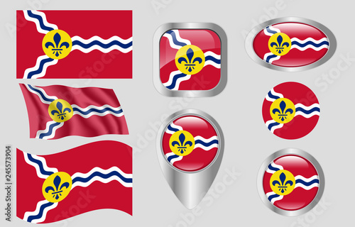 Flag of St. Louis, Missouri