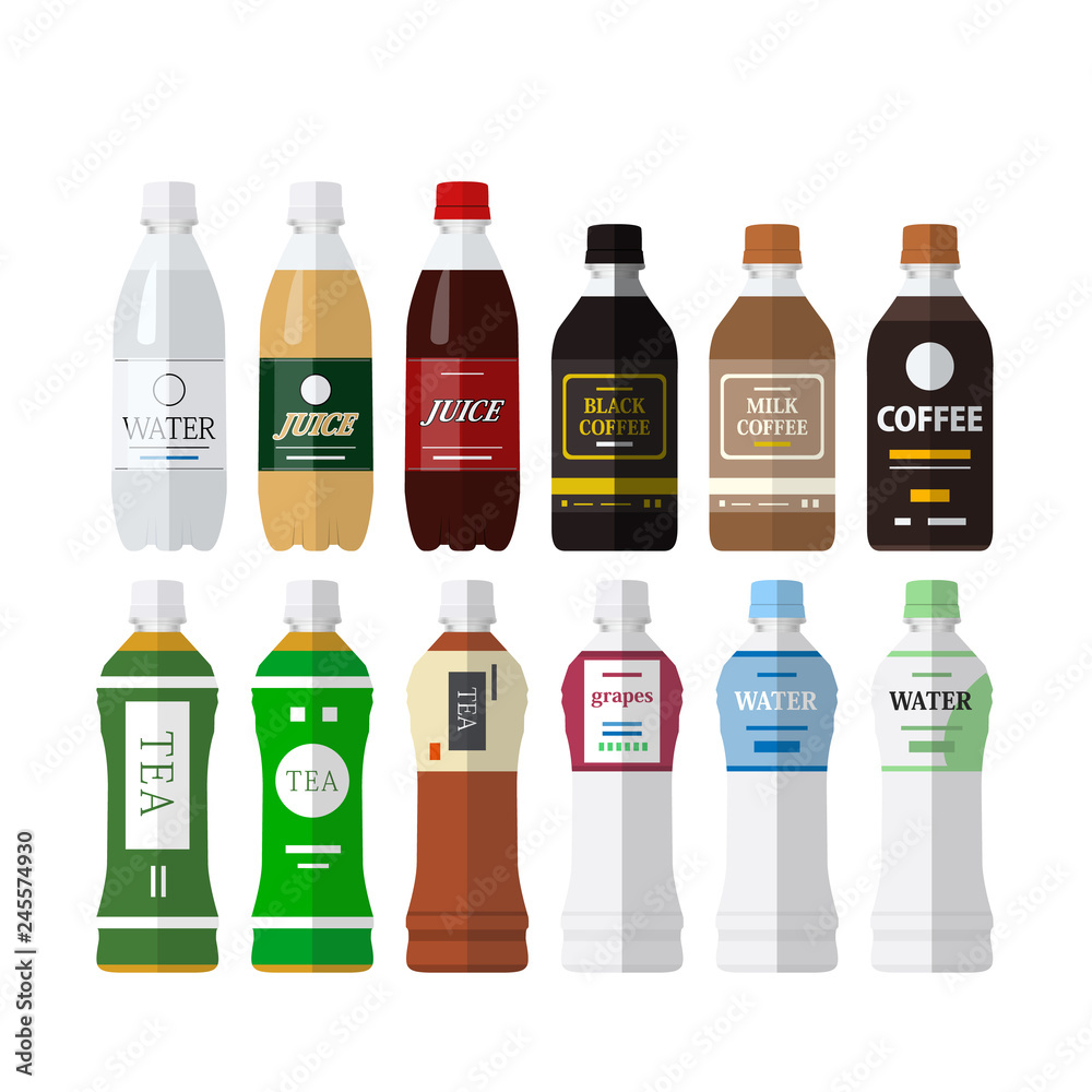 ペットボトル飲料 Stock ベクター Adobe Stock ペットボトル飲料 Stock ベクター Adobe Stock