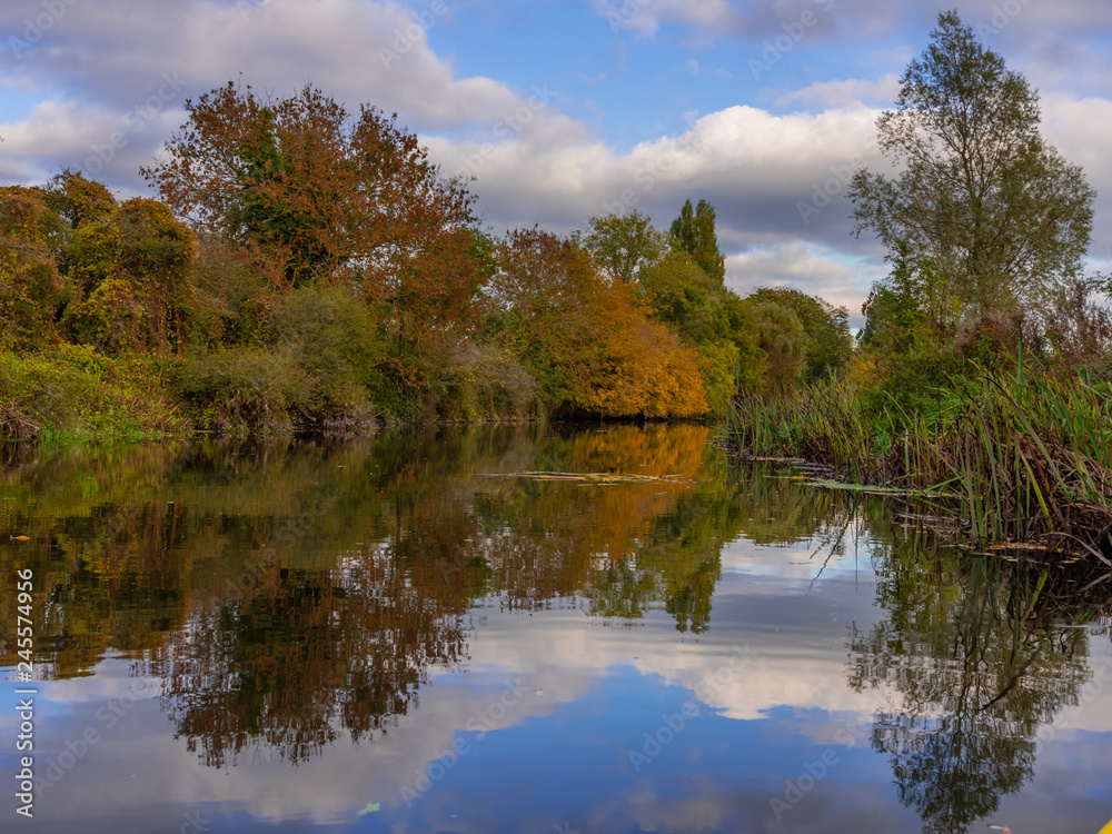 On the river calm On the river calm