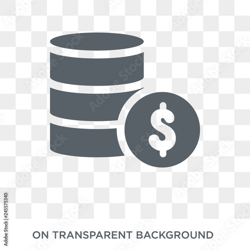 Savings account icon. Trendy flat vector Savings account icon on transparent background from business   collection. High quality filled Savings account symbol use for web and mobile