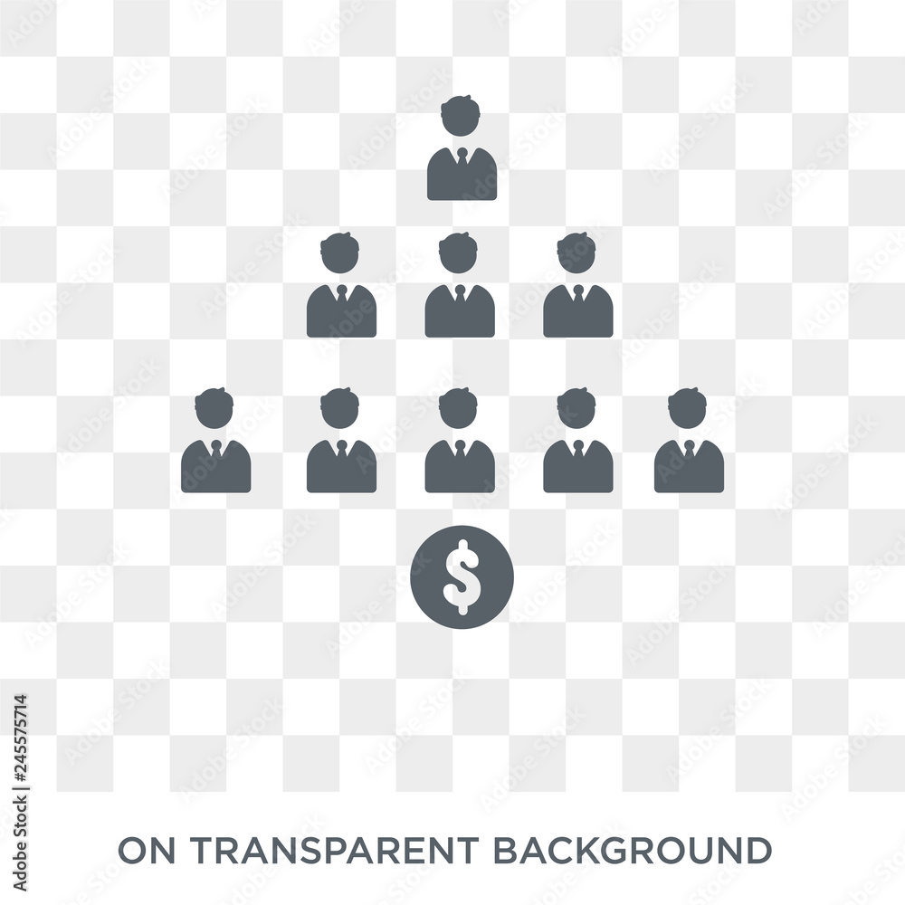 Ponzi scheme icon. Trendy flat vector Ponzi scheme icon on transparent background from business collection. High quality filled Ponzi scheme symbol use for web and mobile Ponzi scheme icon. Trendy flat vector Ponzi scheme icon on transparent background from business collection. High quality filled Ponzi scheme symbol use for web and mobile