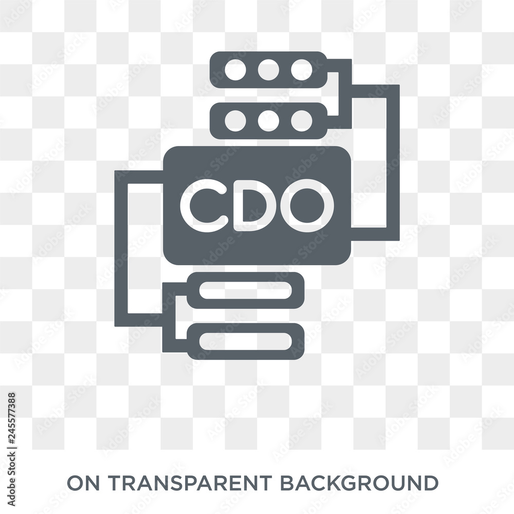 CDOs icon. CDOs design concept from CDOs collection. Simple element vector illustration on transparent background. CDOs icon. CDOs design concept from CDOs collection. Simple element vector illustration on transparent background.