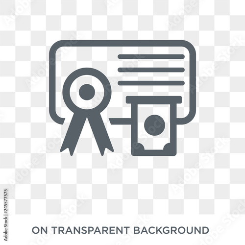 Bond icon. Bond design concept from Bond collection. Simple element vector illustration on transparent background.