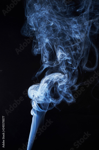 abstraction smoke and black background