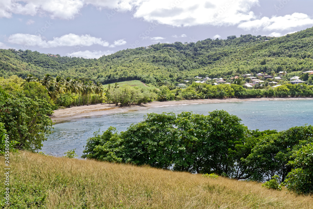 La Breche beach in Tartane - Caravelle Peninsula, Martinique, FWI