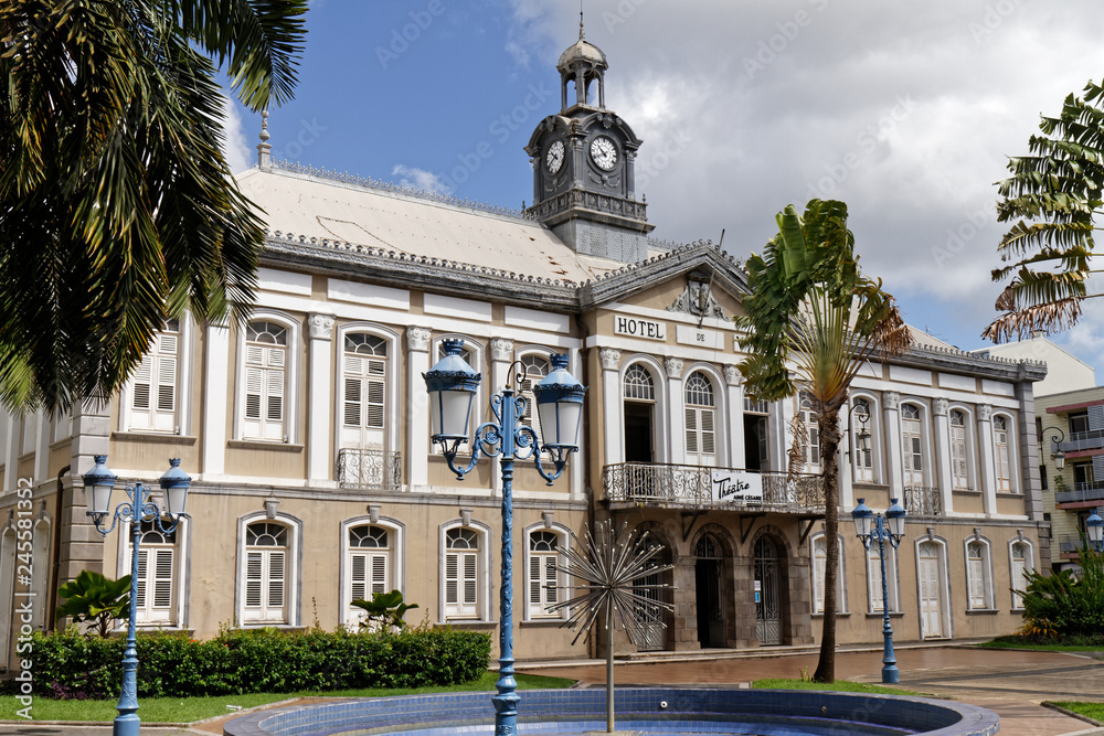 Fort-de-France theater (formerly city hall) - Martinique FWI