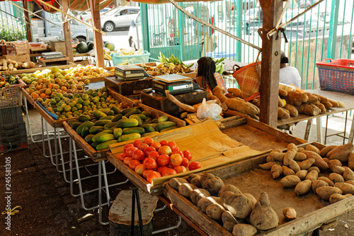 Fort-de-France market - Martinique FWI