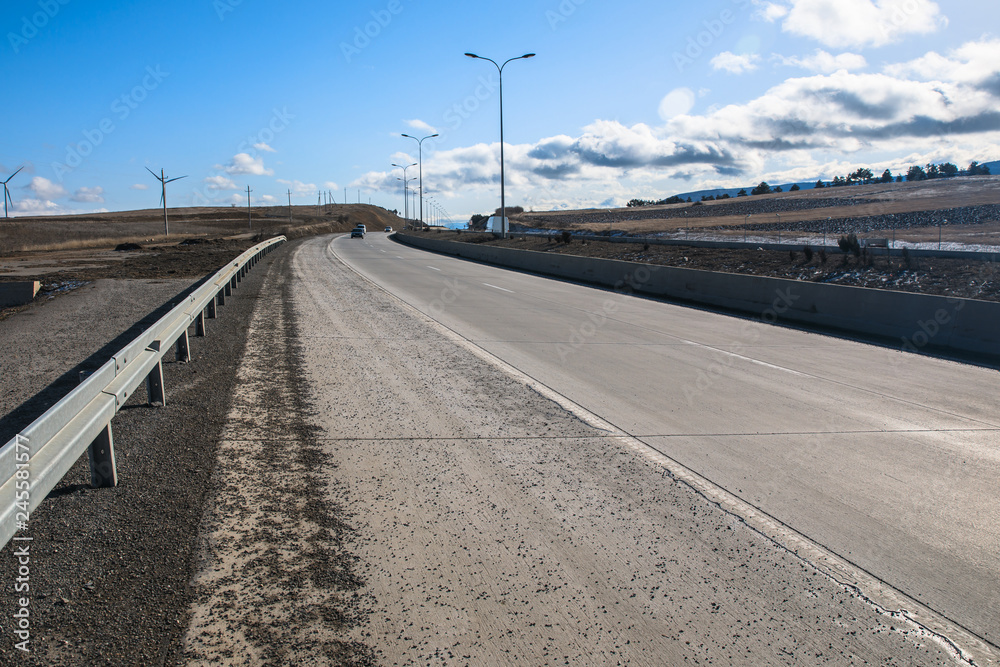 highway under the sky