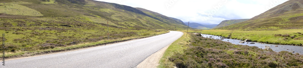 Carretera en Escocia