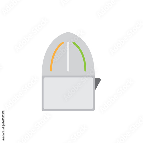 juicer colored flat icon vector design illustration